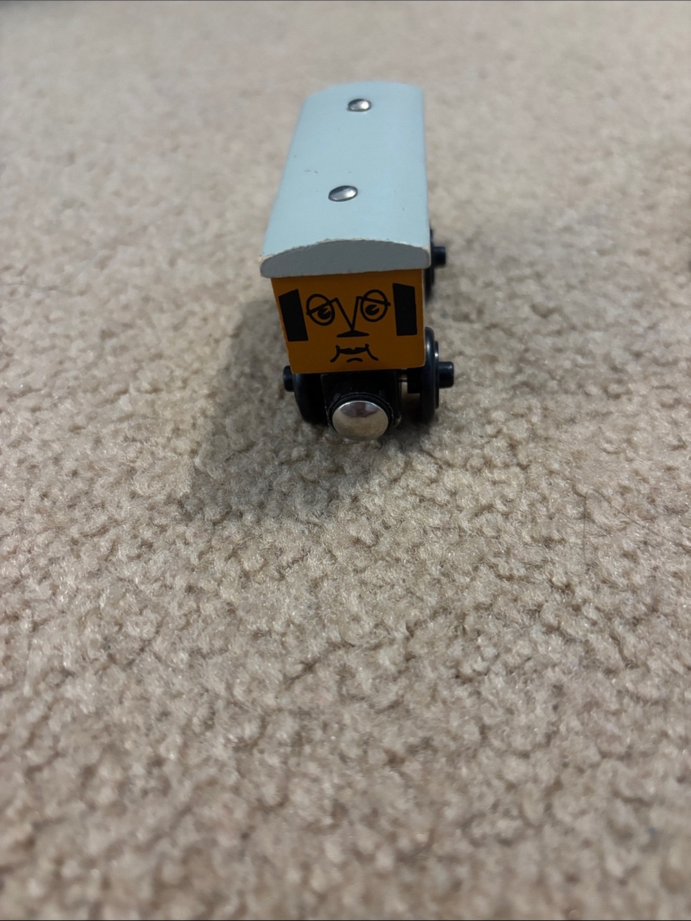 Thomas & Friends Clarabel Yellow Coach with Light Roof Wooden Train Car